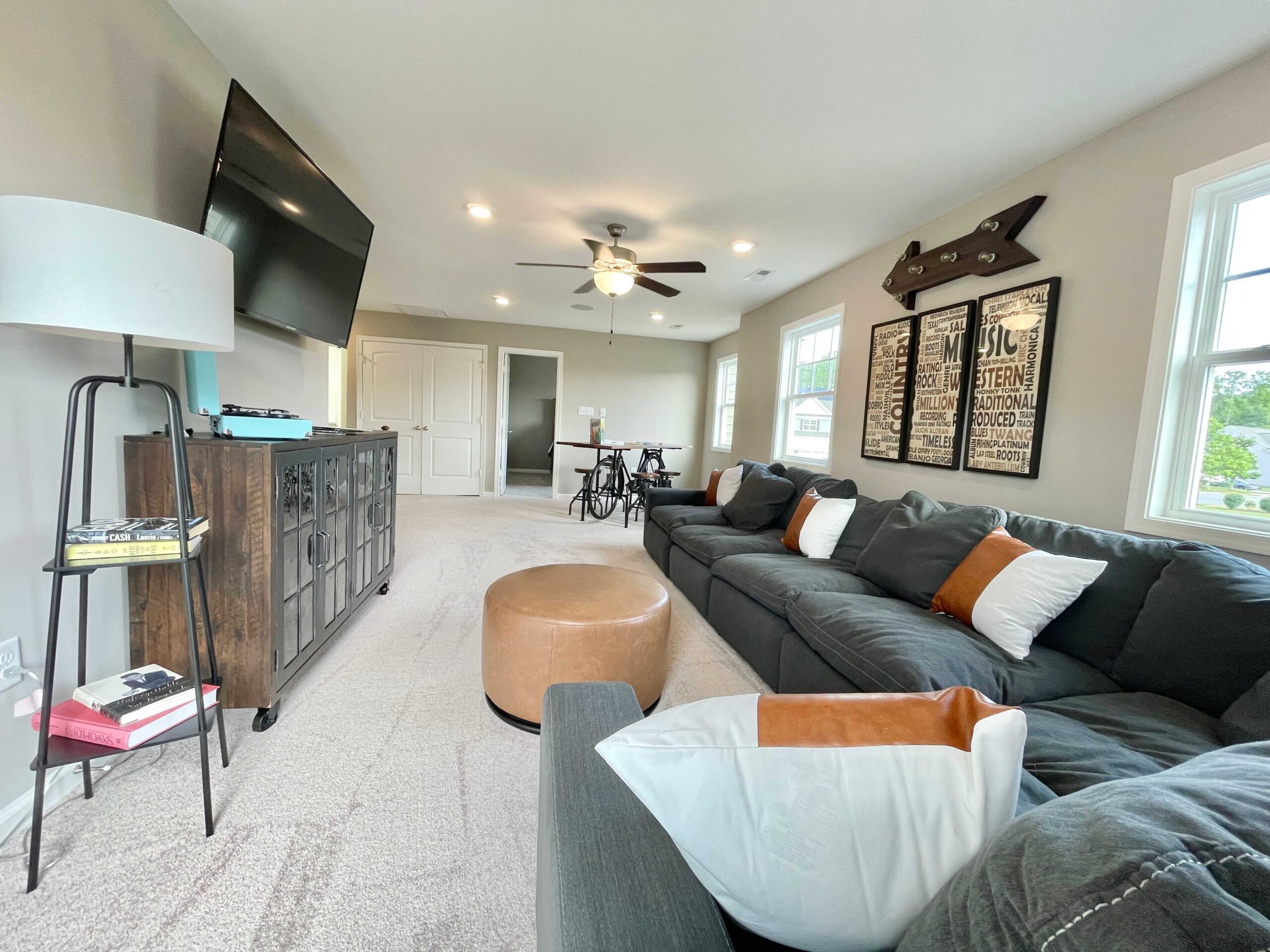 elmsted-model-loft-5 Photo of the upstairs loft at the Elmsted model in Castleton by Boyd Homes